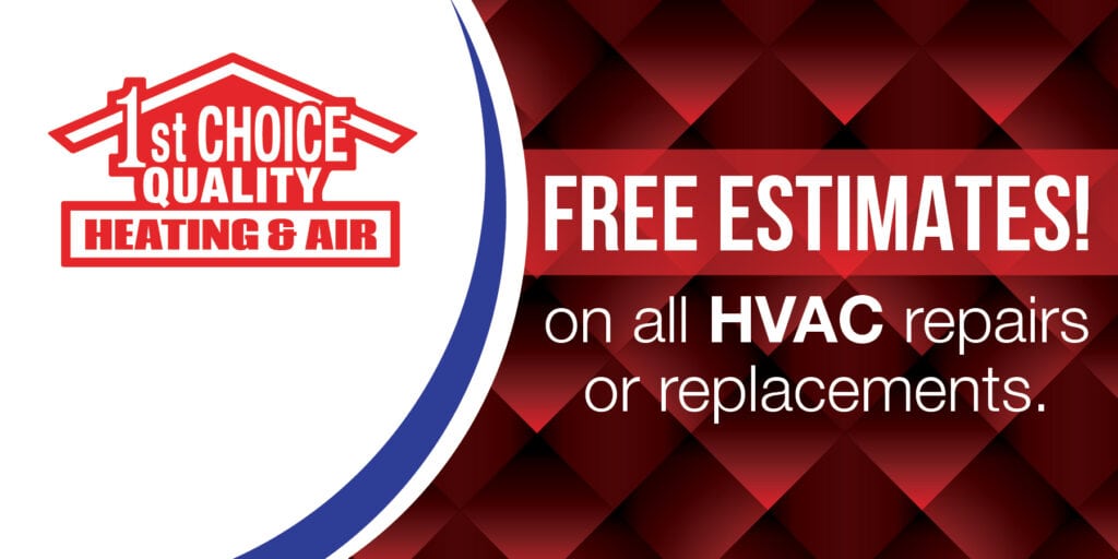 Free Estimates on HVAC repairs or replacements