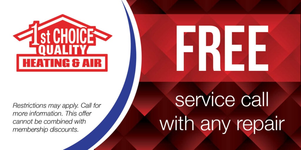 Free service call with any repair